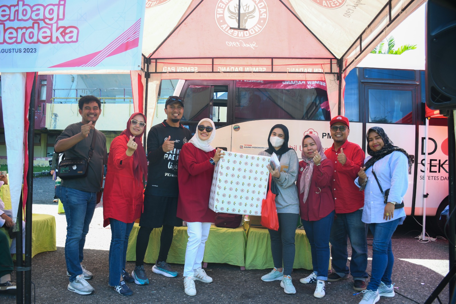 PT Semen Padang kembali menggelar donor darah di GOR H. Agus Salim